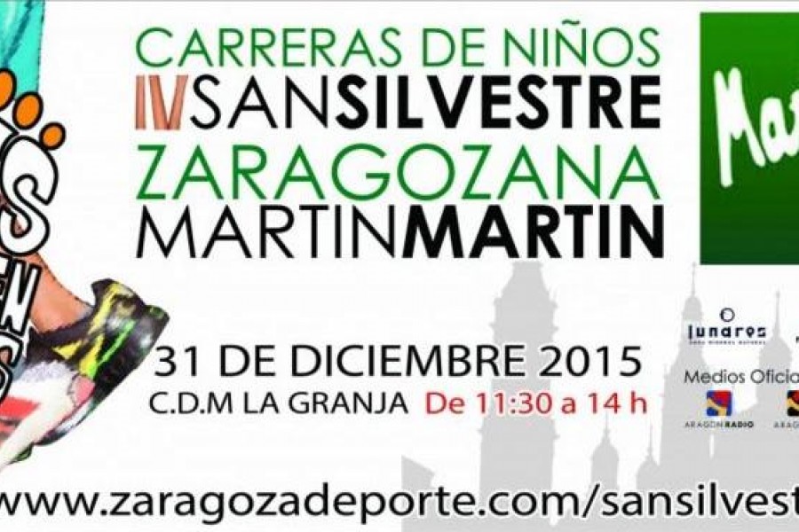 Carrera de niños. IV San Silvestre Zaragozana Martin Martin